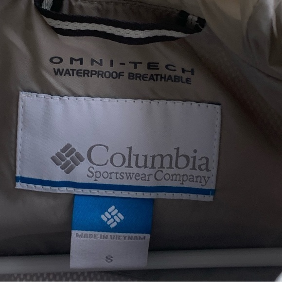 Columbia Womens Arcadia Casual Waterproof Rain Jacket White Size Small - Picture 4 of 9